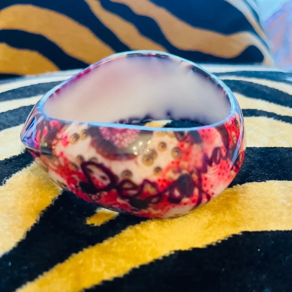 Desigual 3 Bracelets Designer Made in Spain Bangles Stunning